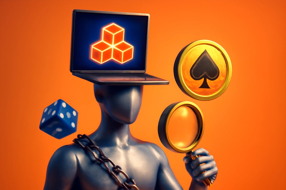 Simboli digitali del gioco e figure